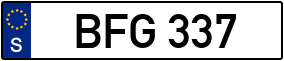 Truck License Plate